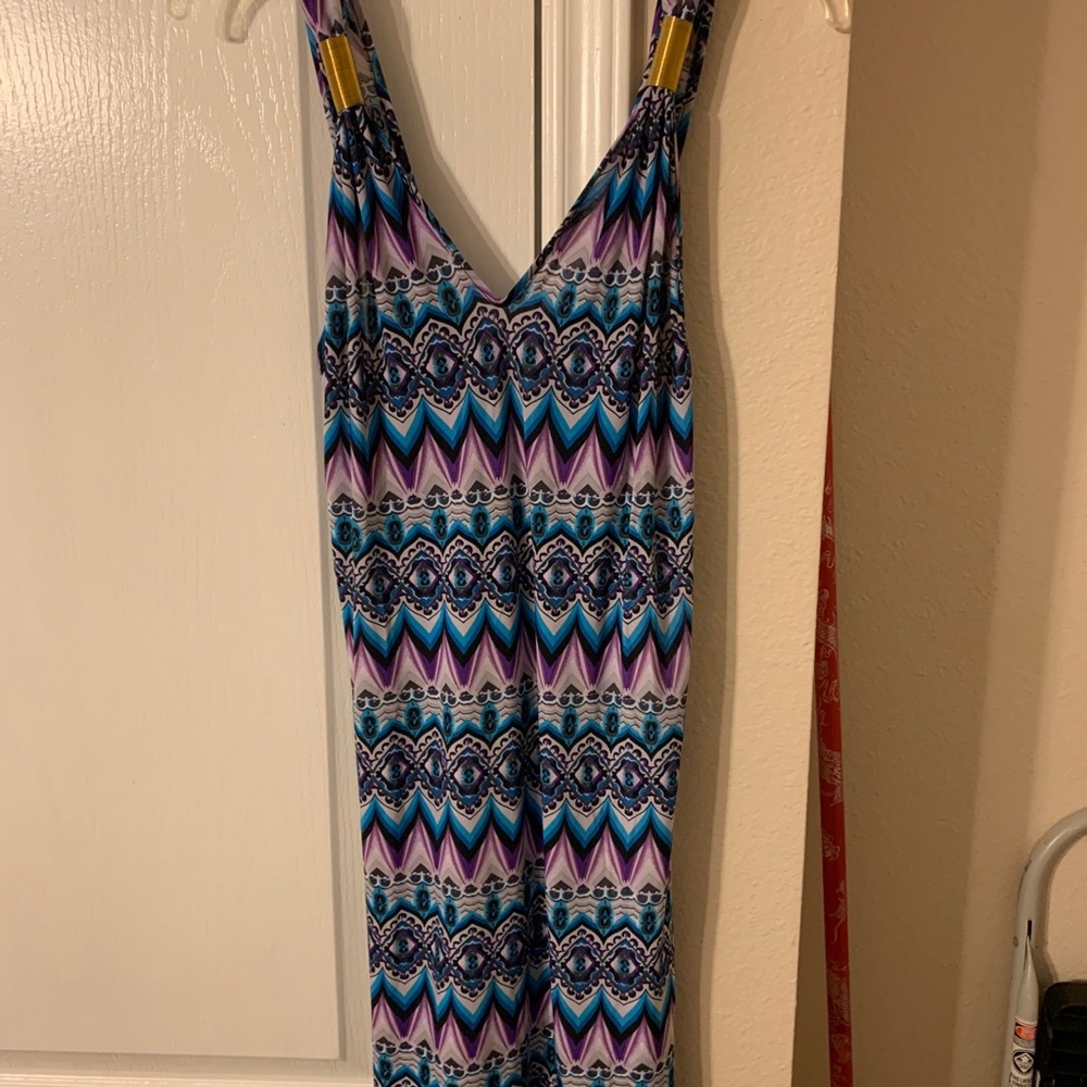 Blue and Purple Dress